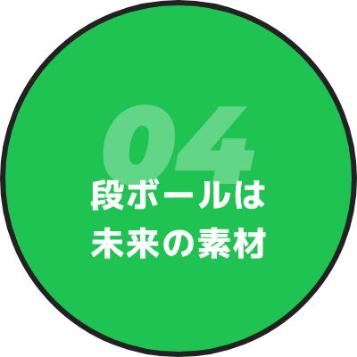段ボールは未来の素材